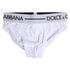 Dolce & Gabbana White Cotton Stretch Regular Brief Underwear